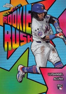 Luisangel Acuña 2025 New York Mets Topps Chrome All-Etch Chrome #CERR-11 - Foto 1 di 2