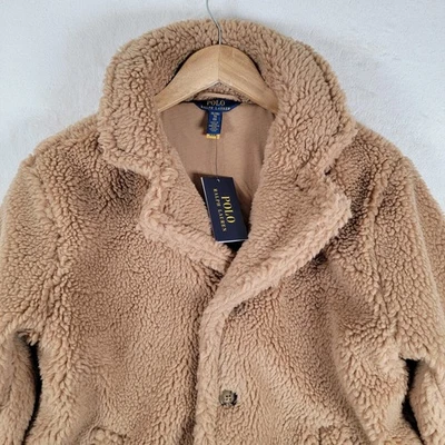 Chaqueta Polo Ralph Lauren Sherpa Para Mujer Talla XL (16) Nueva Con Etiquetas  Foto 1 de 4