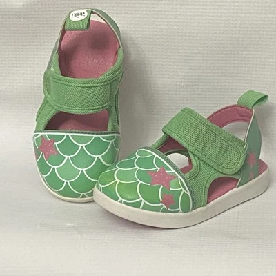 Ikiki Squeaky Zapato Sandalia Sirena Niños0 6 Encendido Chirrido AFO Compatible Foto 1 de 4