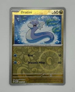 Dratini 147/165 Sv: Scarlet & Violet 151 Common Reverse Holo quasi nuovo Pokemon Tcg - Foto 1 di 2