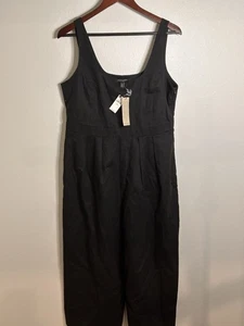 Banana Republic schwarzer kurz geschnittener Overall Reise neu mit Etikett Gr. 10 Petite - Bild 1 von 7