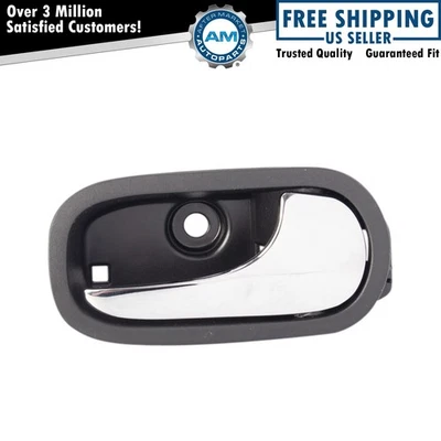 Manija de puerta interior delantera derecha negra para Saturn Aura 2007-2009 Foto 1 de 3