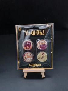 Yu-Gi-Oh! Juego de 4 pines Kuriboh de colección sellados. Juego de insignias Pin de Neca - Imagen 1 de 3
