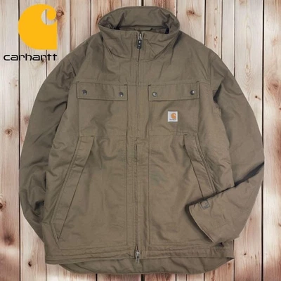 Chaqueta acolchada Carhartt QuickDuck Thinsulate talla L marrón para hombre d... - Imagen 1 de 4
