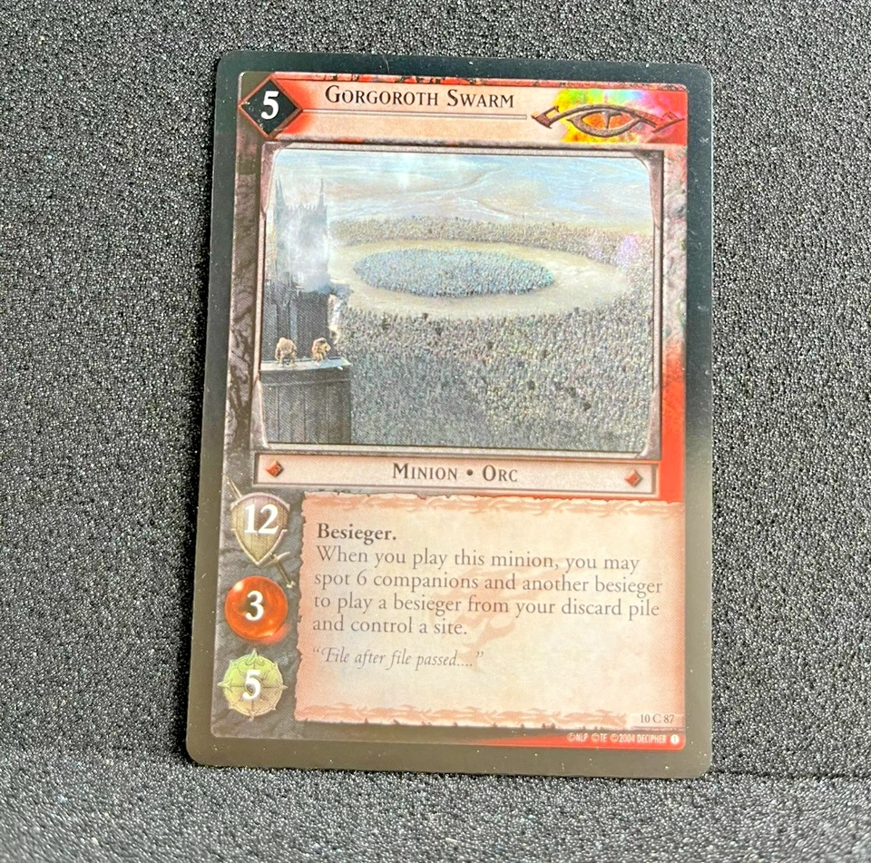 Gorgoroth Swarm – Mount Doom – 10C87 – Foil Common – Lord of the Rings TCG - Image 1 of 1