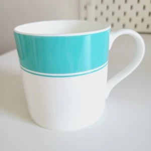 Fortnum&Mason Blue And White Stripe Mug -Fine Bone China Cup - Elegant Design UK - Picture 1 of 7