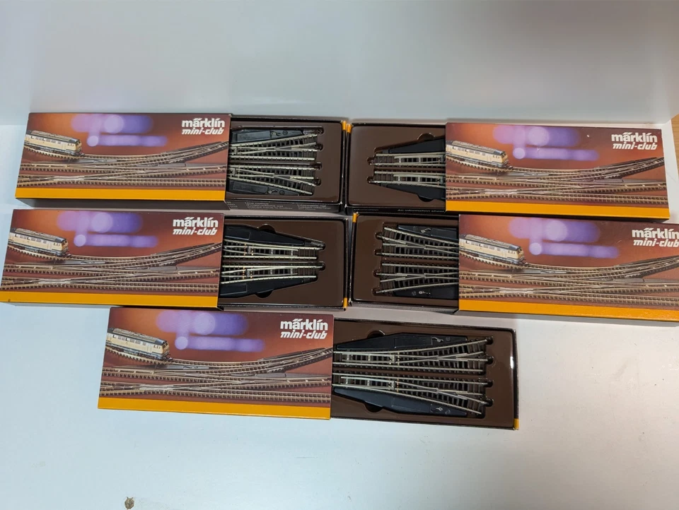Märklin Miniclub Spur Z Konvolut 5x Weichen Paar 8564 8565 8566 - Bild 1 von 1