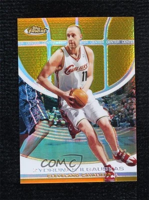 2005-06 Topps Finest Gold Refractor /39 Zydrunas Ilgauskas #81 - Image 1 of 2