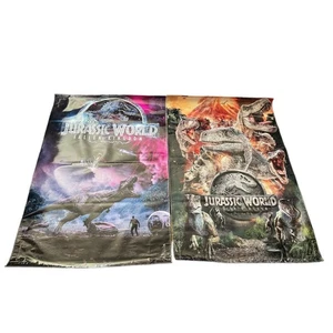 Jurassic World Fallen Kingdom Bounce House Jumper Party Banners Lot Of 2 - Picture 1 of 8