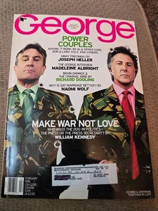 GEORGE MAGAZINE - The Power of Love (February 1998) DeNiro, Hoffman - JFK Jr - Bild 1 von 7