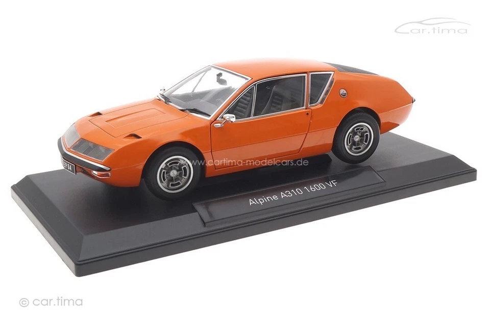 Norev ALPINE A310 1600 VF 1974 ACROPOLIS ORANGE 1 18