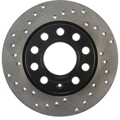 Disc Brake Rotor-Sport Cross-Drilled Rear Right Stoptech 128.33108R - Image 1 of 4