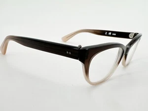 Masunaga 008 Eyeglasses FRAMES #23 Brown 49[]16-140 Beige Cat Eye Japan J456 - Picture 1 of 8