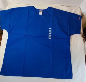 Top Cherokee da donna scrub 3 tasche collo a V blu XL #4700 - Foto 1 di 8