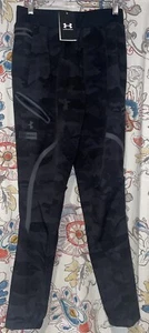 (1) Under Armour Unstoppable Fitted Men's Cargo Pants #1352026 Blk Camo SMALL S - Picture 1 of 4