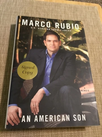 Signed Senator Marco Rubio An American Son 1st Edition Cover