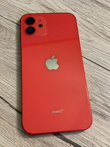 Apple iPhone 12 Rot/Red  Backcover, Rahmen,Gehäuse,Akkudeckel vormontiert Full - Bild 1 von 5