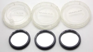 3 Vintage Marumi 49SL Filter Close Up Drop/Push In Filter Set +1 +2 +3 Japan - Picture 1 of 1