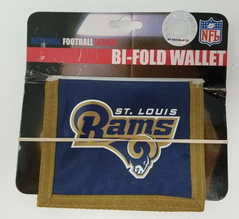 St. Louis Rams Wallet Bi-Fold Vintage Cover