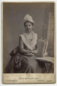 PRETTY GOLD MEDALIST FASHIONISTA IN BROMLEY, ENGLAND (1889) - Picture 1 of 3