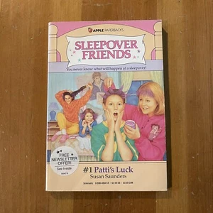 Patti’s Luck #1 Sleepover Friends Series By Susan Saunders, Vintage 1987 Pb - Picture 1 of 8