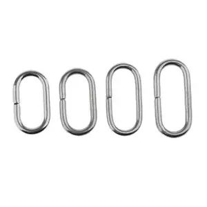 4 Piece Stainless Steel Nylon Watch Band Strap Belt Loop Keeper - Picture 1 of 7