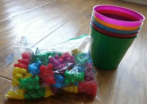 Educational Bear Manipulatives + Cups EUC Preschool & Grade School - Picture 1 of 4