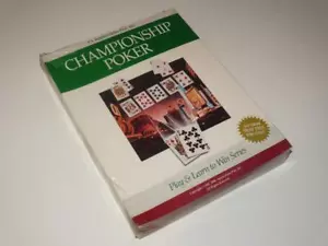 Disco PC 5,25" / 5 1/4 ~ Championship Poker por Aplicaciones Plus ~ Nuevo y Sellado - Imagen 1 de 1