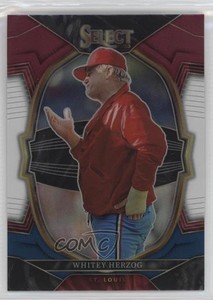 2023 Panini Select Concourse Tri-Color Prizm Whitey Herzog #80 HOF