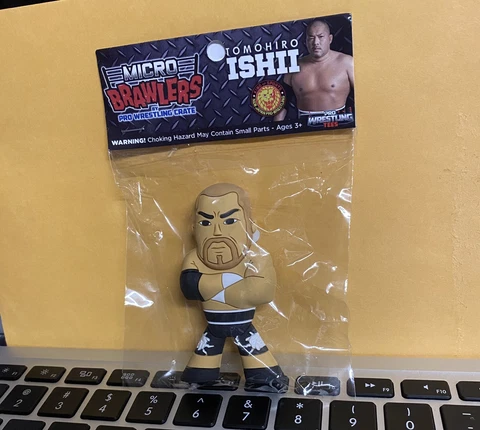 Tomohiro Ishii Micro Brawler Pro Wrestling Crate Exclusive NJPW AEW Cover