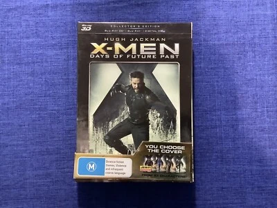 X-Men: Days Of Future Past 3D - Collector's Interchangeable Cover Blu-Ray VGC - Image 1 of 4