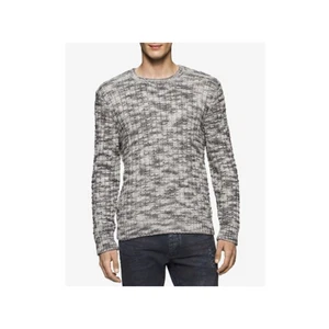 $98 Calvin Klein Jeans Men's Basket Rope Sweater, Black, Size L - Picture 1 of 1