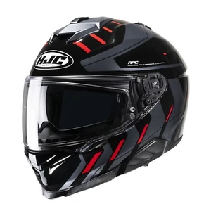 HJC i71 Simo MC-1 Casco Integral Rojo 55/56-S Motocicleta Rodillo con parasol - Imagen 1 de 1