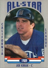 1989 California League All-Stars Cal League Cards #46 Joe Kmak