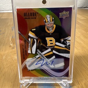 2022-23 UD Allure Full Rainbow Rookie Auto Jeremy Swayman