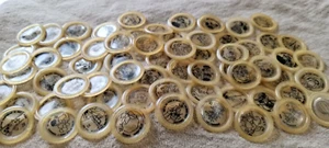 VINTAGE SODA POP BOTTLE CAP LINERS - MIXED LOT - Picture 1 of 3