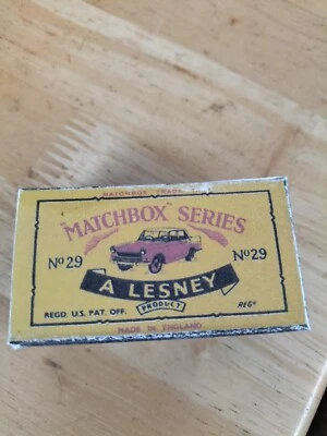 Matchbox Lesney - No29 Austin Cambridge - Replica / Copy Box only - Image 1 of 2