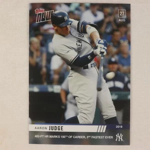 Carta Topps Now 2019 #758: New York Yankees Aaron Judge - Foto 1 di 1