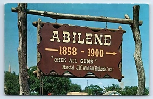Postal de saludos desde Old Abilene Kansas KS - Imagen 1 de 2
