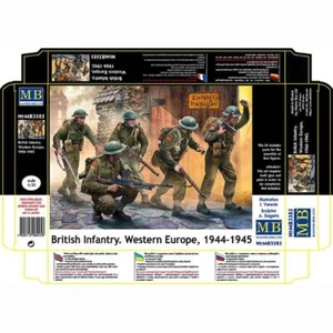 MASTER BOX MB3585 Infantería Británica. Europa Occidental (1944-1945) Kit Modelo Plástico - Imagen 1 de 14