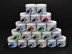 Glow in the Dark Pick-a-Color Acrylic Nail Powder Neon Glow 2oz Jar Made in USA - Picture 1 of 16
