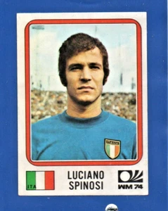 FIGURINA CALCIATORI PANINI MUNCHEN 74 N.290 LUCIANO SPINOSI ITALIA REC/REMOVED - Picture 1 of 1