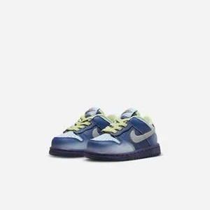 New Nike (TD) Toddler Kids Dunk Low Halloween Fearless Blue - Picture 1 of 5