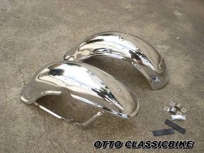 HONDA DAX ST70 ST50 CT70 FRONT + REAR Fender , Chrome - Изображение 1 из 4