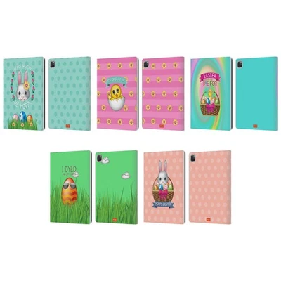 OFFICIAL emoji® EASTER LEATHER BOOK WALLET CASE FOR APPLE iPAD - Image 1 of 4