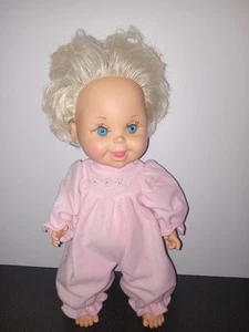 Muñeca Galoob Baby Face Curious Baby Cara Bañera Muñeca - Imagen 1 de 15