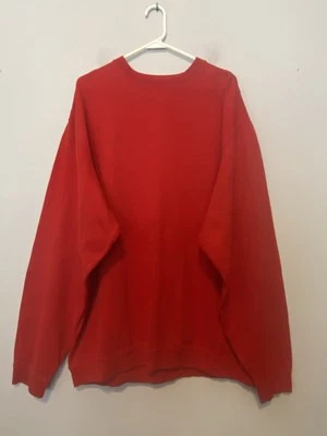 Cutter & Buck Men's XXL Red Long Sleeve Crewneck Sweatshirt 100% Pima Cotton - Image 1 of 4