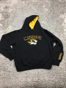Mizzou Tigers Hoodie Damen Größe XL schwarz gelb Baumwollmischung Missouri - Bild 1 von 13