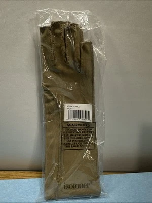 Guante Isotoner Terapéutico Dedo Abierto Camel Beige Mano Derecha Solo 1 Individual Foto 1 de 3