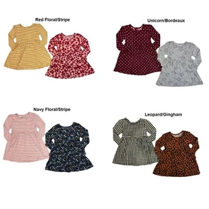 Member's Mark Girl's Super Soft 2 Pack Long Sleeve A-Line Knit Dress - Picture 1 of 9